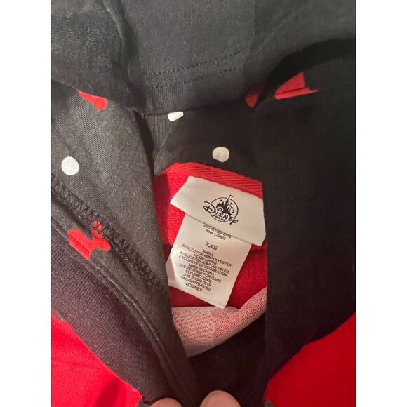 Disney Minnie Mouse Reversible Sequin Hoodie Sweatshirt Pullover Excellent VERY - Picture 3 of 6